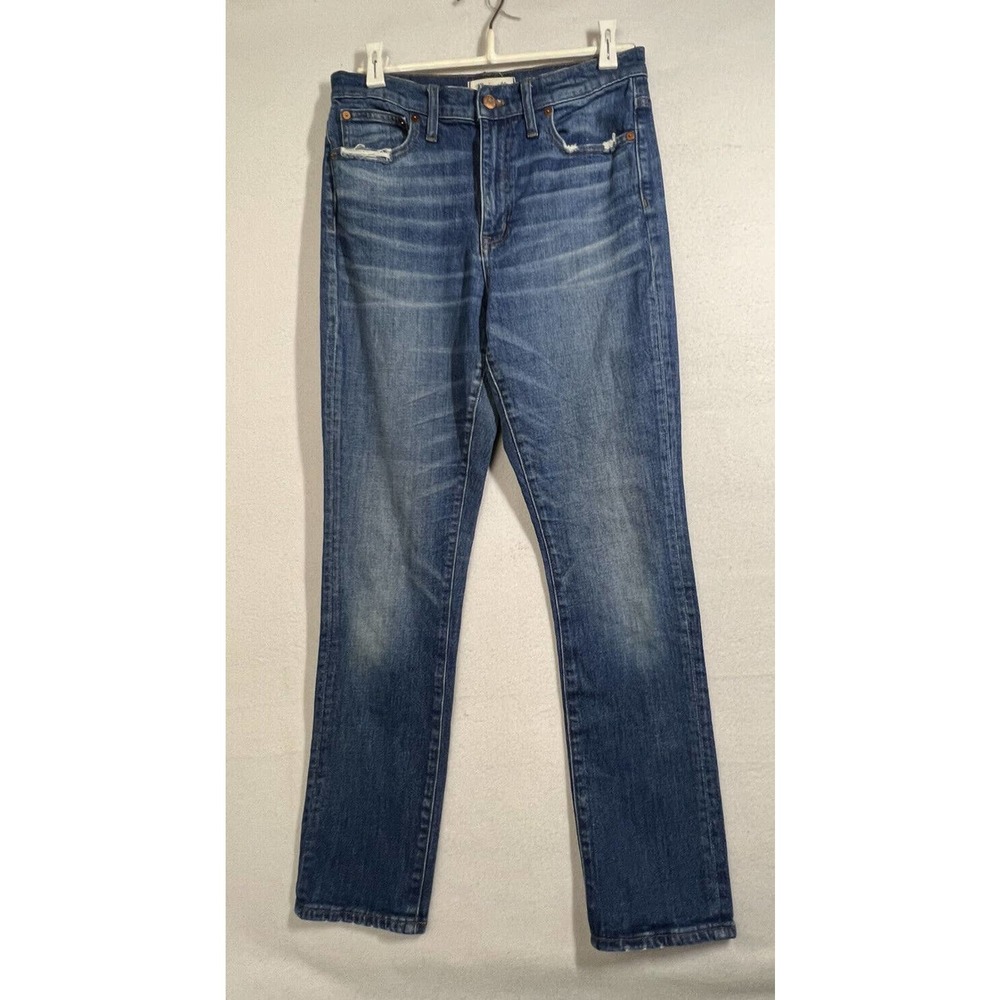 Madewell Jeans Size 27 Blue The High-Rise Slim Boyjean Relaxed Straight
